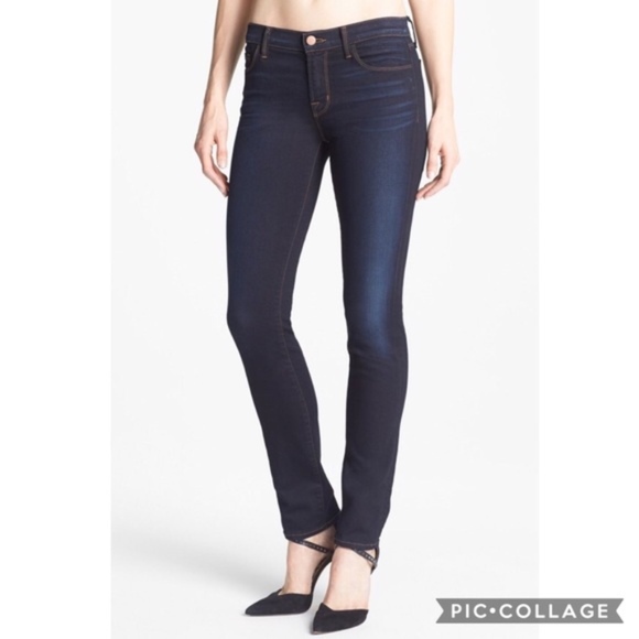 J Brand Denim - J brand mid-rise rail jeans in Atlantis size 27